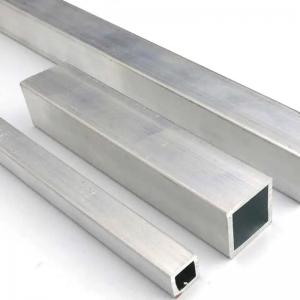 Wholesale Hollow Aluminium Square Tubes 6063 T5 Black Silver Seamless Aluminum Tubing from china suppliers