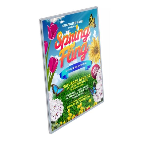 A3 Desktop Advertising Light Box Acrylic Flashing Led Light Table Menu Card
