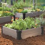 9" Rust proof garden bed corner bracket zinc plated black raised garden steel
