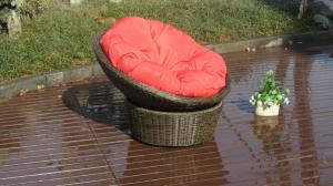 Wholesale UV Resistant PE Rattan / Resin Wicker Rocking Chair For Indoor from china suppliers
