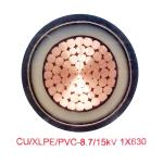 Black 110kV XLPE High Voltage Underground Cable 50mm For Construction