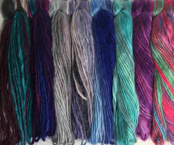 Fancy Yarn, Handknitting Yarn, Rainbow Color Yarn, Acrylic Yarn