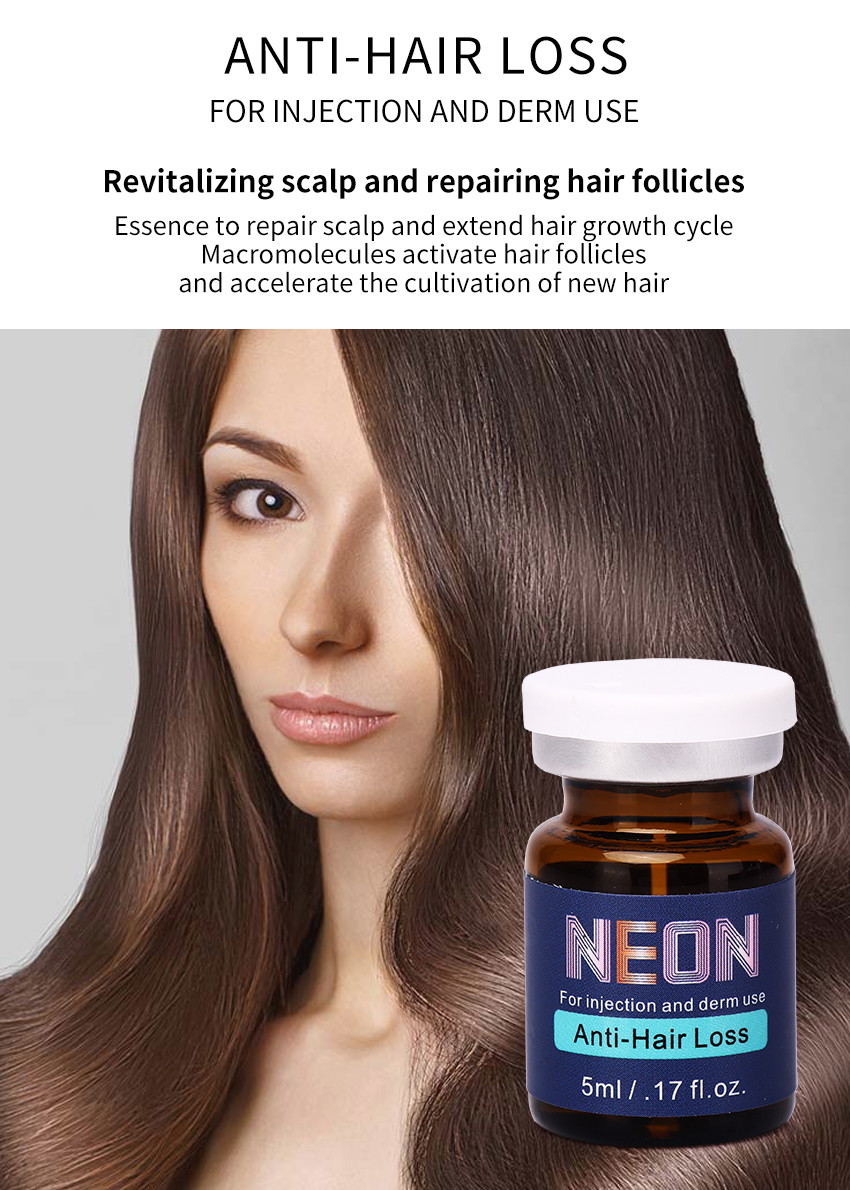 Original Anti Hair Loss Injection Treatment Hair Regrowth Essence Alopecia Areata Mesotherapy Serum For Hair