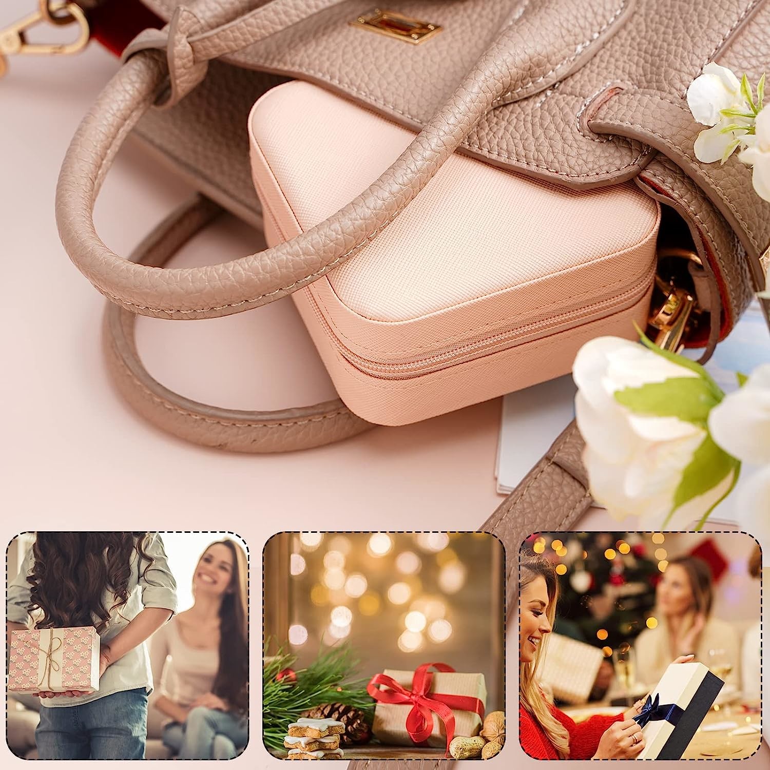 Removable Lightweight Shockproof Jewelry Box Waterpoof