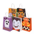 Eco-friendly Halloween Party Gift Bag Kraft Paper Bag for Cross-Border Sales on