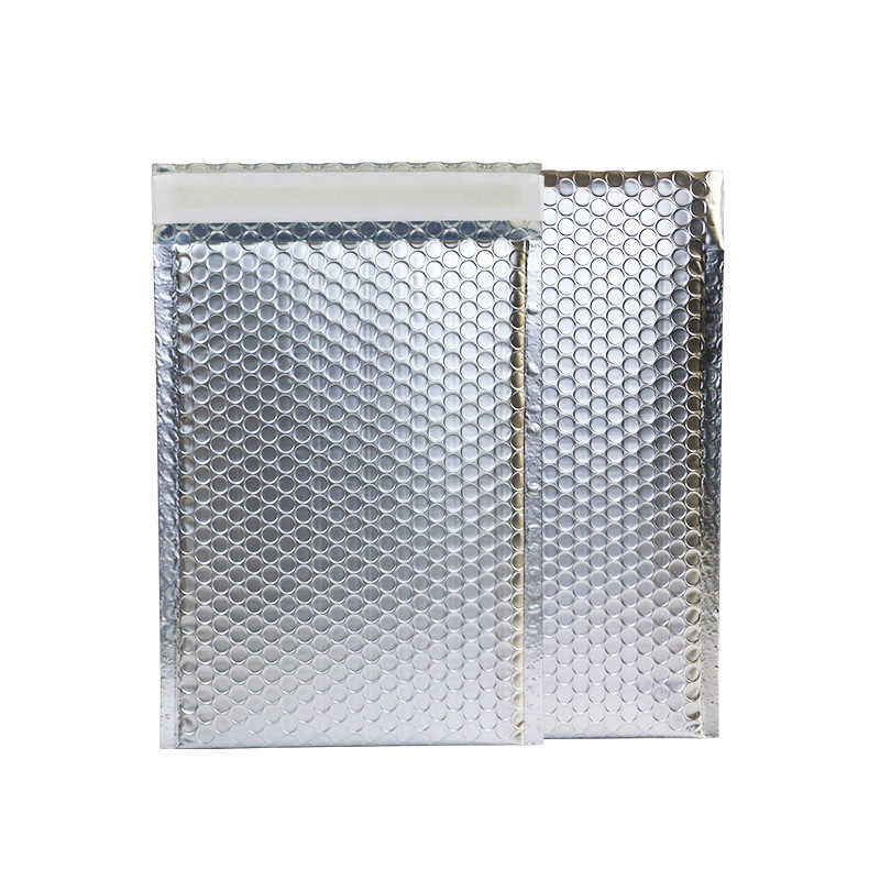 Custom Silver Customizable Sparkle Offset Printed Shockproof Bubble Bags