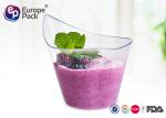 FDA Clear Plastic Disposable Dessert Dishes Juice Dessert Serving Dishes