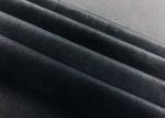 200GSM 85% Polyester Knitting Fabric Stretchy For Bathing Suit Black Color