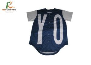 Wholesale Polyester Mesh Custom Team Sportswear Mens Short Sleeve Baseball Tee Customized Size from china suppliers