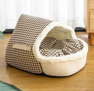 Wholesale self warming cat cave Soft Velvet &amp; Waterproof Oxford Two-Sided Cushion from china suppliers