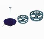 Stringing Construction Steel Cable Drum Stand 800mm Diamete 3000KN Rated Load