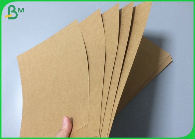 350gsm 400gsm 450gsm Brown Color Kraft Liner Paper For Cake Box Making 