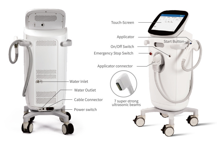 HIFU Ultrasound Anti Age Facial Care Machine For Beauty Clinic Or Salon