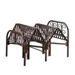 Knock Down Structure Dormitory Metal Single Bed For Adults