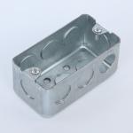 Grey PVC Coated 1/2" Holes Waterproof Conduit Box UL Listed