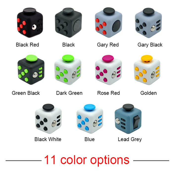 Funny Customized Promotional Gifts / Anti Stress Fidget Cube 11 Colors