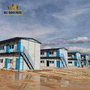 Wholesale Centralized Labour Quarter Steel Frame Prefab House from china suppliers