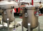 Carbon Steel / Stainless Steel Bag Filter ,Cosmetic Industry Flexible Operation