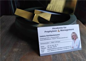 Wholesale High Class Gold Foil Edge Business Cards , Luxury Name Card Offset Printing from china suppliers