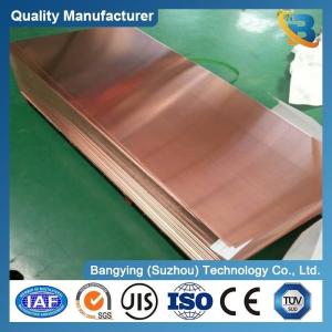 Wholesale T2 4X8 Copper Plate Sheets Pure Copper 99.99% 3mm 5mm Thickness ASTM Standard Ts MPa 22-25 from china suppliers