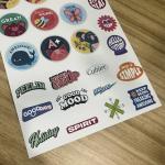 Inkjet Printable 108gsm Matte Adhesive White Label Paper Sheet For Label