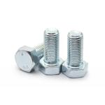 DIN933 ISO4017 EN24017 Hexagon Head Bolts Full Thread Carbon Steel / Alloy Steel