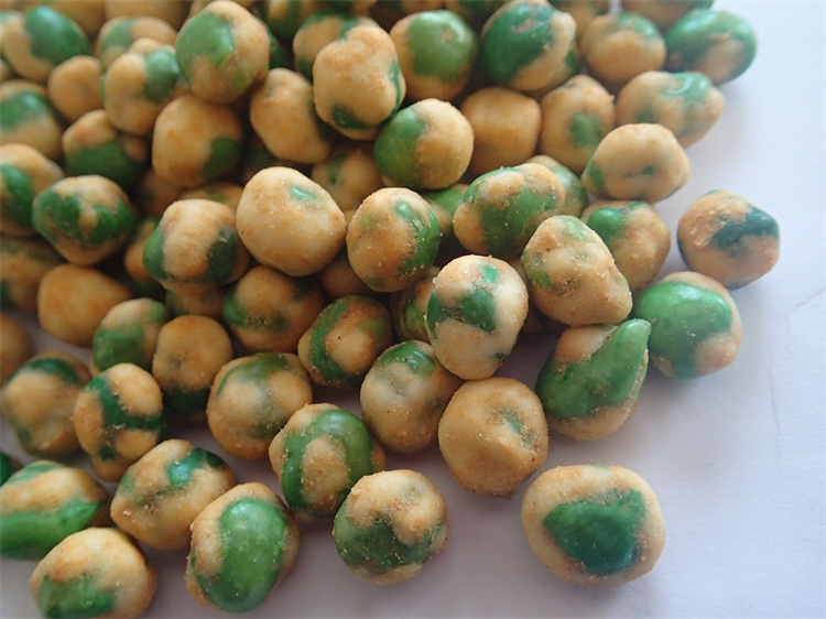 OU KOSHER Certified Dried Peas Snack Wasabi Flavored Peas Roasted Crisp