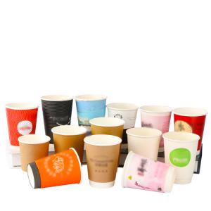 Wholesale Insulated Double Wall Kraft Paper Packaging Cups 8oz 12oz 16oz from china suppliers