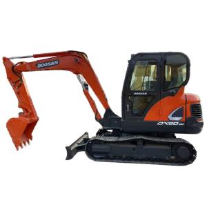 Wholesale Used Doosan DX60 9C Excavator Mini Digger High Efficiency With Blade Dozer from china suppliers