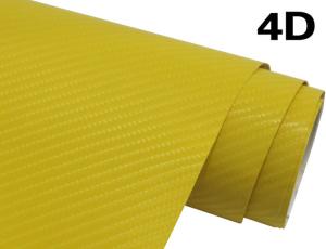 Wholesale 60µM 4D Carbon Fiber Vinyl Wrap Air Bubble Free Vinyl Wrap For Vehicle Advertising from china suppliers