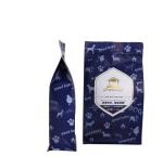 Food grade aluminum foil k top custom printed stand up coffee bag
