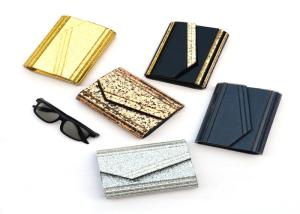 Wholesale Fashion Ladies Envelope Clutch Bag , Small Size Black And Gold Clutch Bag from china suppliers