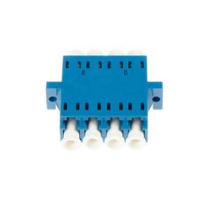 Wholesale Hybrid Plastic Material LC APC/UPC Adapter for FTTH Four Duplex Fiber Optic Equipment from china suppliers