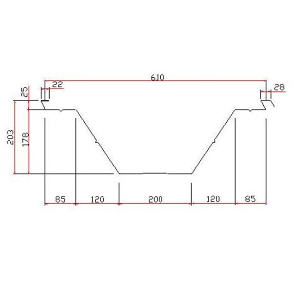 Electric Cutting 17 Stations 17.7kw K Span Machine For Roof