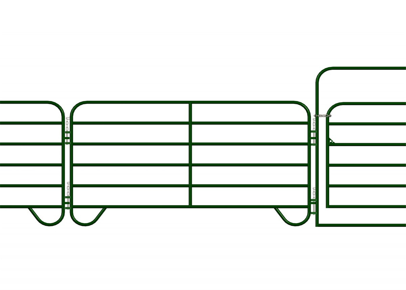 Durable cattle panel, cattle gates, oval rail yard equipment 1.2-2.5mm thickness
