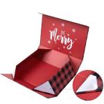 Christmas gift box Printing Rigid Folding Paper Packaging Magnet Closure Lid
