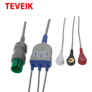Wholesale 90496 Ultraview 17 Pin 3 Leads 1K Ohm ECG Cable from china suppliers