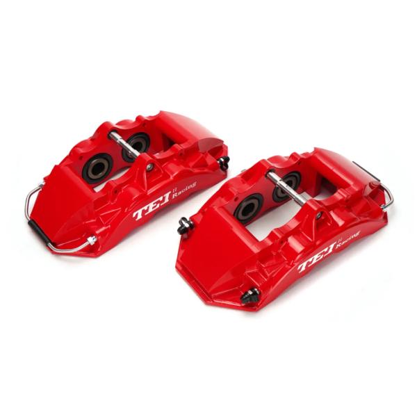 TeiRacing P40NS+Big Brake Caliper Kit 4 Pot Racing Caliper for Audi VW BMW Mercedes Benz Subaru Chevrolet Ford Mazda 18 Inch Wheel
