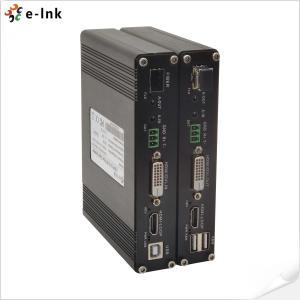 Wholesale 1Ch 1080P DVI + USB KVM + 1Ch RS232 + 1Ch Bidi Stereo Audio + 1Ch GPIO over Fiber Extender from china suppliers