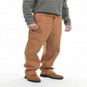 Wholesale Brown Flame Fire Retardant Workwear Mens Cargo FR Work Pants 10oz HRC2 14 CAL from china suppliers