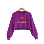 Printing Design Women Sweatshirt Hoodie Colorful Casual Autumn Fleece