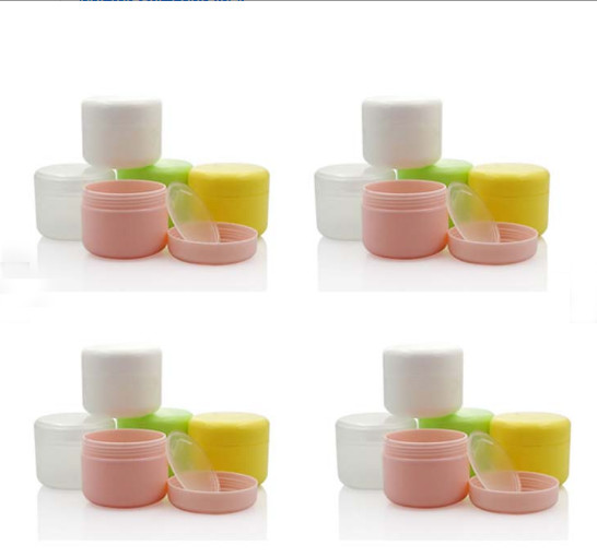 Exquisite Small Plastic Cosmetic Jars Carton Flexible Packaging Sealing Type With Screw Cap