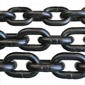 Wholesale Black Finish Standard High Test Steel Round Conveyor Link Chain for High Durability from china suppliers