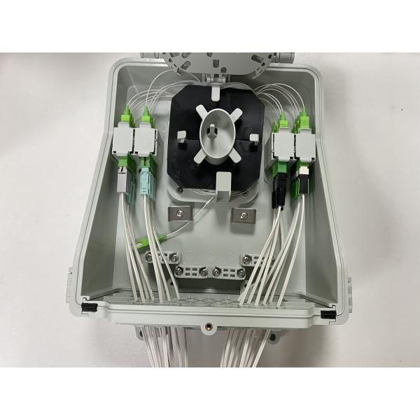 Large Space for 16ports Fiber Optic Splitter Box mini SC adapter for Telecommunication Network