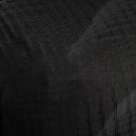 Twill/Plain Pattern Retro Soccer Jersey Black Thailand Quality Football Shirts
