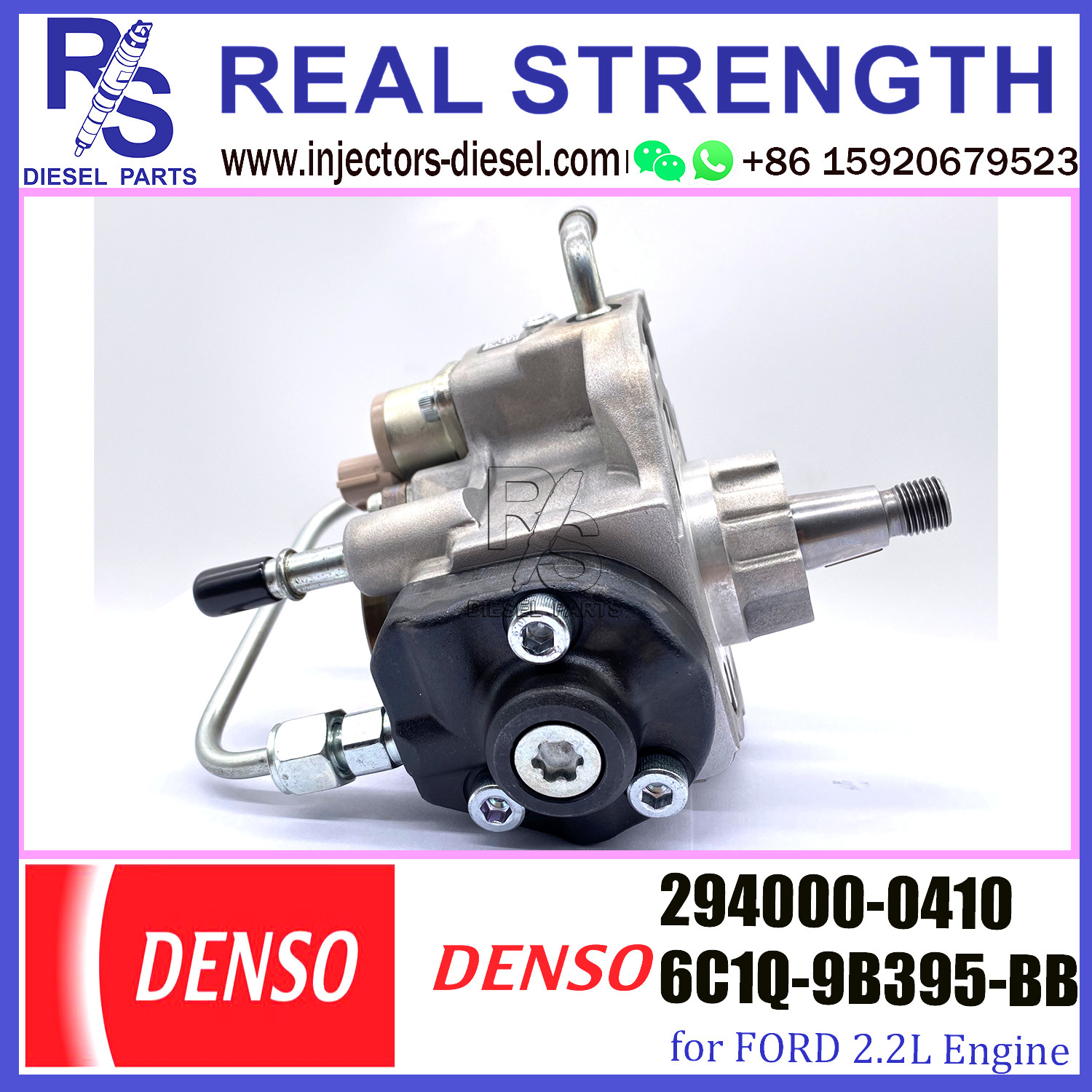 294000-0410 Common Rail Diesel Pump 6C1Q-9B395-BB For Ford Engine