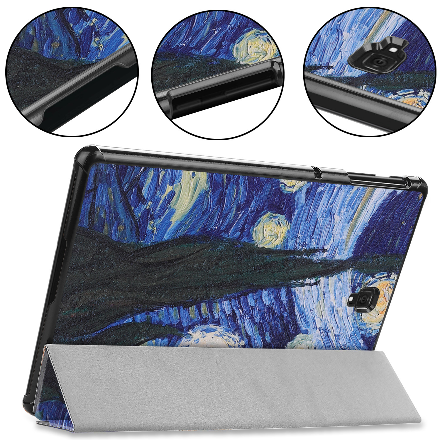 Galaxy Tab S4 10.5 Inch 2018 Case Print Cover for Samsung Tab S4 10.5'' 2018