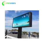 P4 Large LED Wall Screen Display Outdoor Iron Steel Aluminium Material 1920hz
