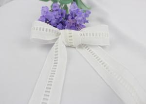 Wholesale Embroidery Stretchy Lace Ribbon White Tulle Lace Trim For Girl's Dress 3.5cm Width from china suppliers