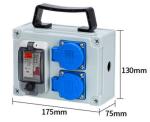 220V 16A Mobile Outdoor Waterproof Industrial Socket Box 380V 32A Portable Power